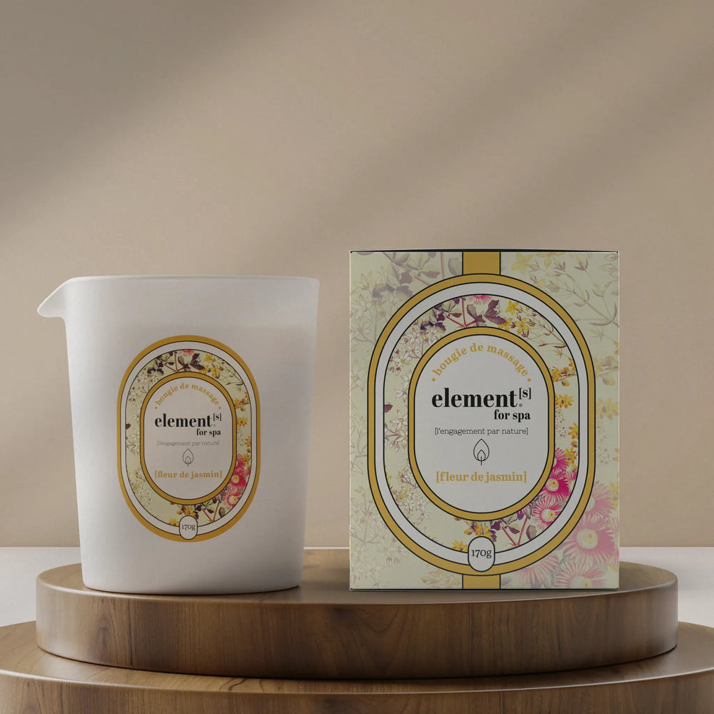 bougie de massage luxe [fleur de jasmin]