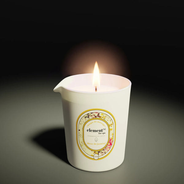 bougie de massage luxe [fleur de jasmin]