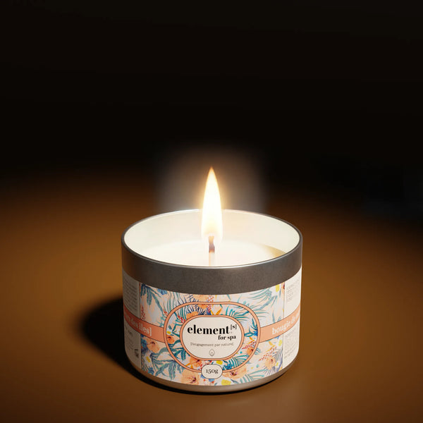 bougie de massage [fleurs des îles]