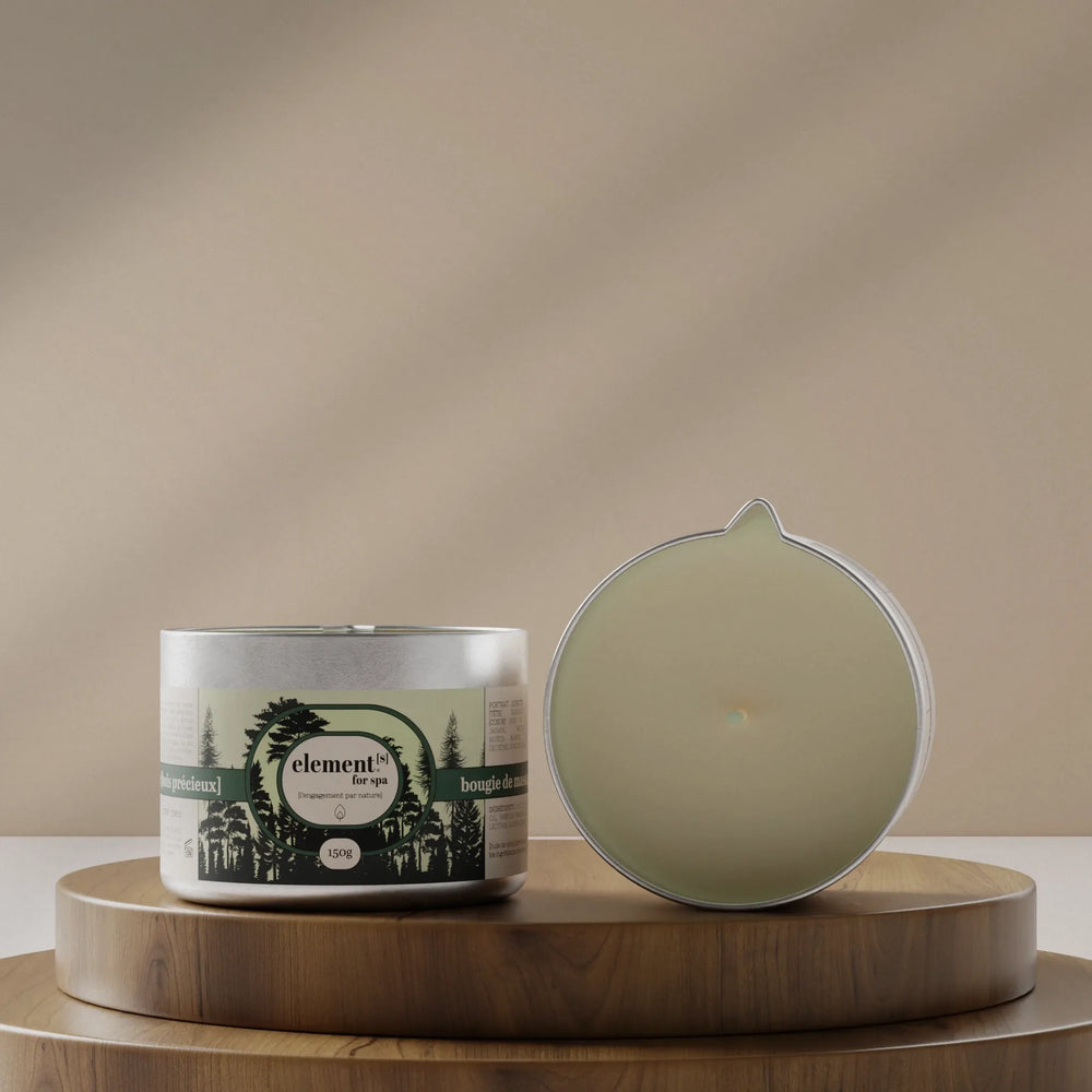 bougie de massage [bois précieux]