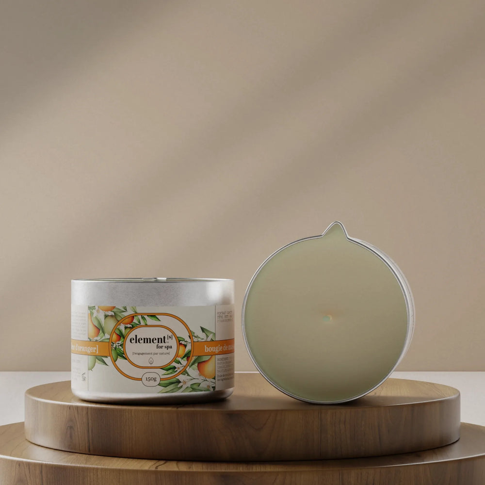 bougie de massage [fleur d'oranger]