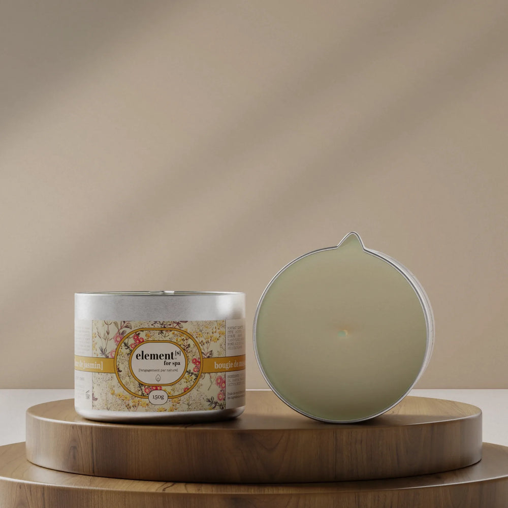 bougie de massage [fleur de jasmin]