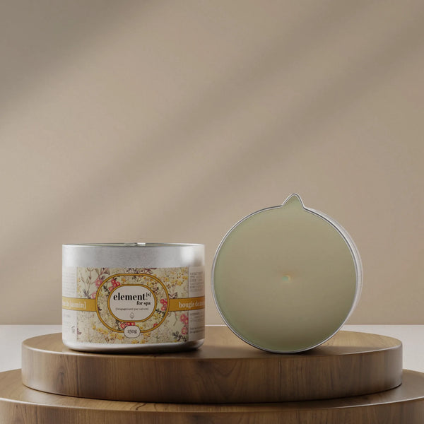 bougie de massage [fleur de jasmin]
