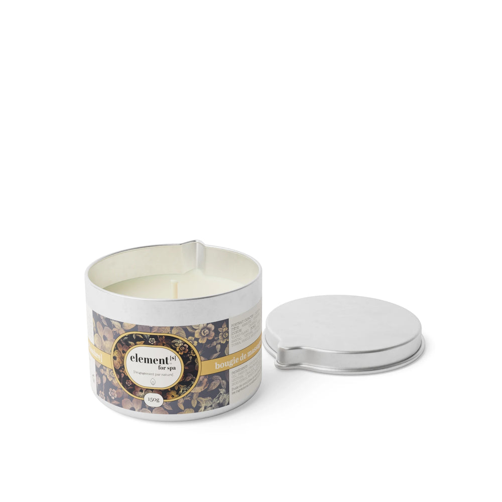 bougie de massage [fleur d'ambre]