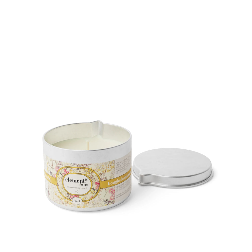 bougie de massage [fleur de jasmin]