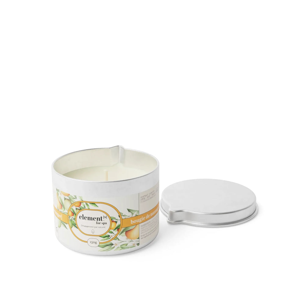 bougie de massage [fleur d'oranger]