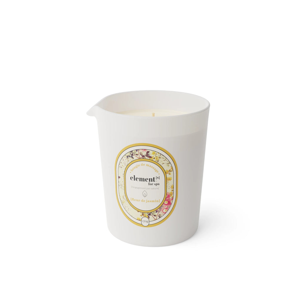 bougie de massage luxe [fleur de jasmin]