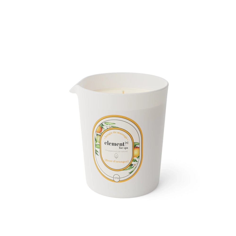 bougie de massage luxe [fleur d'oranger]