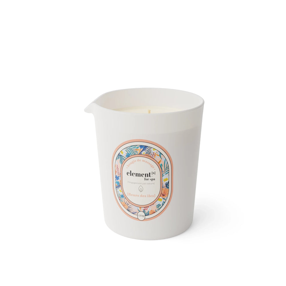 bougie de massage luxe [fleur des îles]