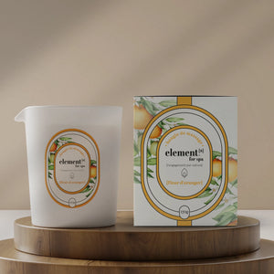bougie de massage luxe [fleur d'oranger]
