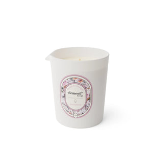 bougie de massage pour le corps elements - en verre 170g - réconfort. 