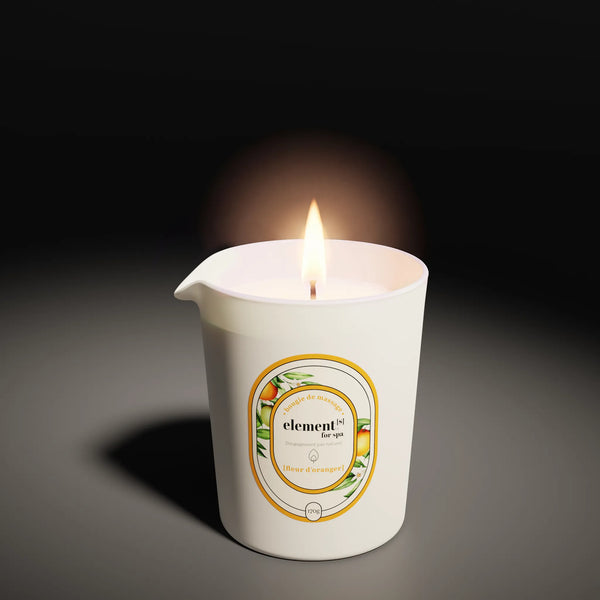 bougie de massage luxe [fleur d'oranger]